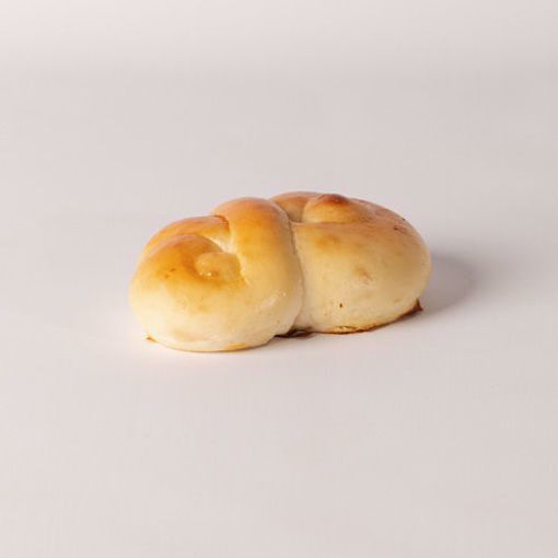 Afbeelding van Luxe vlechtbroodje wit zacht per 6 stuks