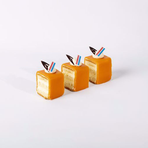 Afbeelding van Oranje Petit Four 4*4