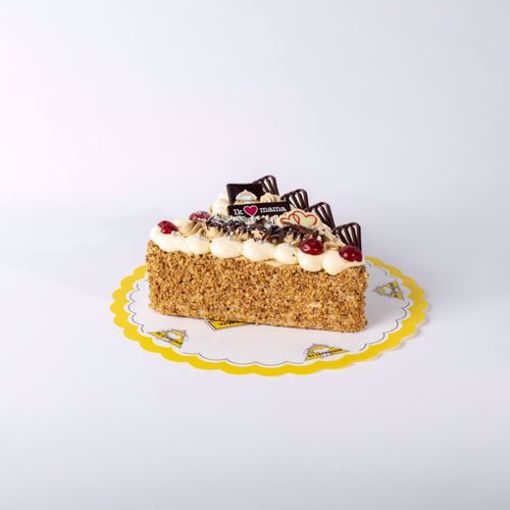 Afbeelding van Moederdag Hart taart mokka