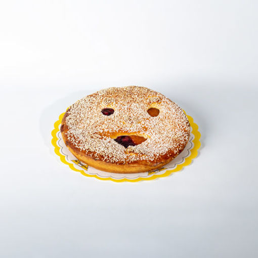 Afbeelding van Carnaval vlaai middel half kersen half abrikozen