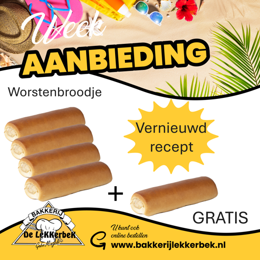 Afbeelding van Worstenbroodje